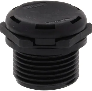 Wiska 10106596 EVPS-L 20 záslepka nárazuvzdorný M20 plast černá (RAL 9005) 10 ks