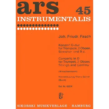 Trumpet Concerto In D - Trumpet/Piano - Johann Friedrich Fasch