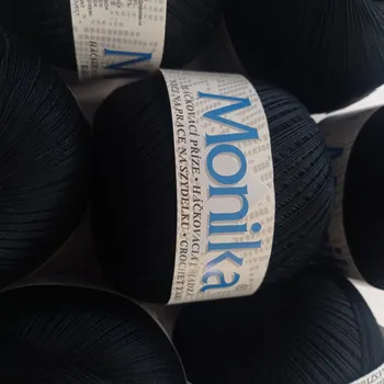 Příze Háčkovací příze Monika černá