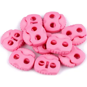 Galanterie Brzdičky s dvěmi dírkami 20x20 mm