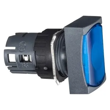vypínač SCHN ZB6DW6 Ovládací hlavice stiskací prosvětlená, lícující s návrat. - modrá