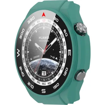 Příslušenství k chytrým hodinkám VSECHNONAMOBIL 59237 PC FULL COVER Plastový kryt se sklem Huawei Watch Ultimate zelený