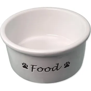 Miska pro psa Keramická miska DOG FANTASY Food bílá 15x7cm (600ml)
