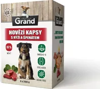 Grand Deluxe Adult Dog kapsička hovězí s rýží a špenátem 4x 300 g