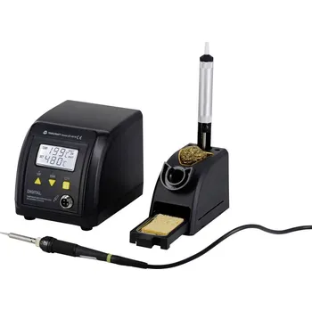 TOOLCRAFT ZD-8916 pájecí stanice, digitální, 60 W, 160 - 480 °C, vč. odkládací stojánek, vč. odsávací pumpa, 1553056