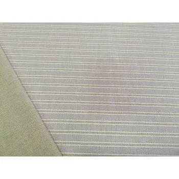 BYTEMA Dekorační látka Iris pruhy - zelené 66 šíře 140 cm