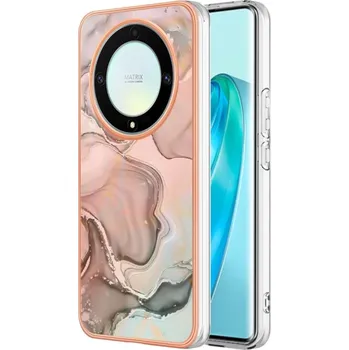 Pouzdro na tablet VSECHNONAMOBIL 58524 IMD MARBLE Ochranný kryt Honor Magic5 Lite ROSE GOLD