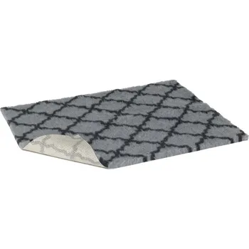 Pelíšek pro psa VetBed original VetBed deka - šedá s mřížkou Velikost: 75 x 100 cm