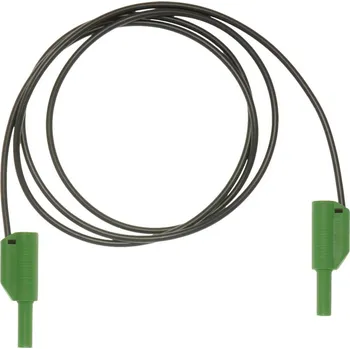 Metrel A 1341 bezpečnostní měřicí kabely banánková zástrčka 4 mm banánková zástrčka 4 mm 1.50 m černá, zelená 1 ks