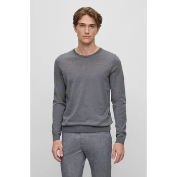 Pánský svetr Pánský svetr BOSS Black 50468239 šedý Velikost: XL