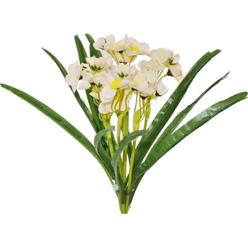 umělá květina Kytička narcisů 35 cm, krémová (124109 055 SD80020 narcis krém)