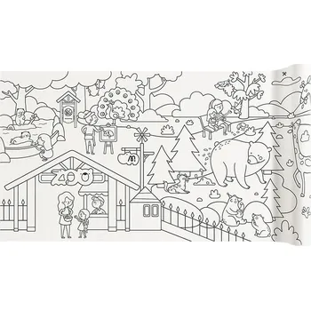 omalovánky MiDeer Omalovánka v roli - Kouzelná zoo (samolepící)