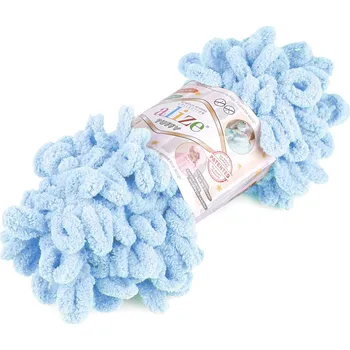 Příze Stoklasa - Alize Puffy 100 g (1 ks) modrá dětská