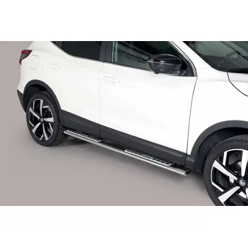 Tuning Boční ochrana NISSAN Qashqai 2014- Misutonida DSP/363 Leštěný nerez