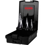 RUKO 101626PRO HSS sada stupňovitého vrtáku, 3dílná, 1 sada