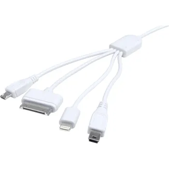Mobilní telefon Eufab Nabíjecí kabel USB USB-A zástrčka, Apple Lightning konektor, Apple 30pol.&nbsp;zástrčka, USB Micro-B zástrčka, USB Mini