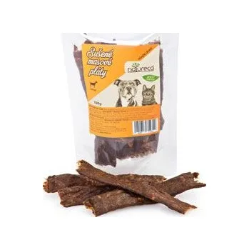 Pamlsek pro psa NATURECA pochoutka Masové pláty-Jehně, 100%maso 100g