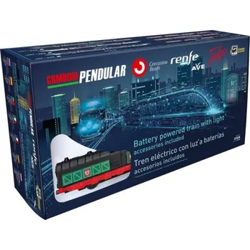 Vláček a vláčkodráha Transsibiřský expres Pequetren 401 se stanicí a semaforem a nájezdem - neuveden