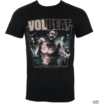 Pánské tričko Tričko metal pánské Volbeat - Seal The Deal Cover - ROCK OFF - VOLTS03MB - S