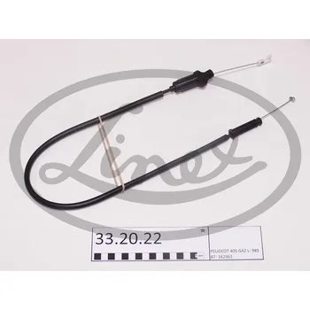 Lanko parkovací brzdy Lanko plynu, , 162961, LINEX, 33.20.22