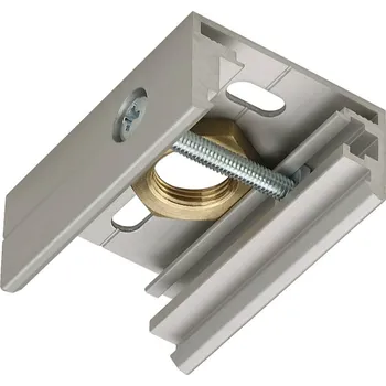 Bodové svítidlo BIG WHITE VÝKYVNÁ SVORKA, pro vysokonapěťovou 3fázovou nástavnou přípojnici EUTRAC, stříbrošedá, závit M13 145734