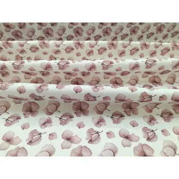 BYTEMA Dekorační látka MONTANA STARORŮŽOVÉ KVĚTY šíře 140 cm