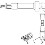zapalovací kabel, , 12121247523, 1247523, BREMI, 176/105