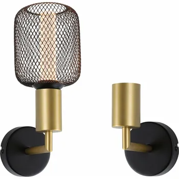 Nástěnné svítidlo PAULMANN Nástěnné svítidlo Ravi IP44 E27 max. 60W černá mat/zlatá