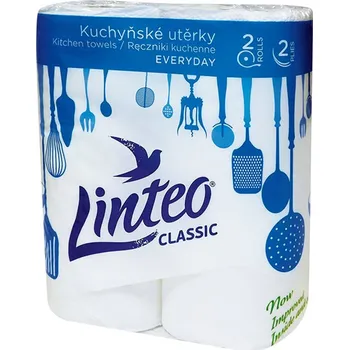 Papírová utěrka Linteo Classic 2 vrstvy, 2 x 9,3 m