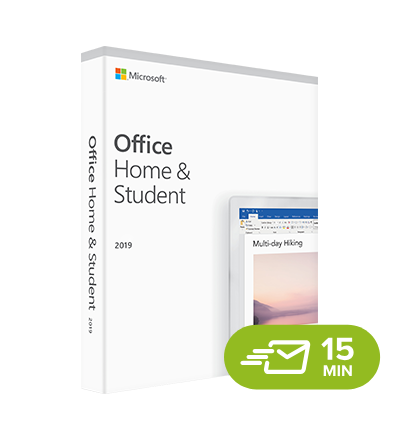 Kancelářská aplikace Microsoft Office 2019 pro studenty a domácnosti CZ krabicová verze