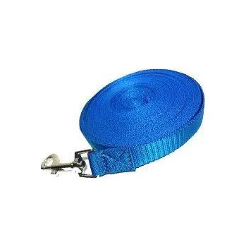Vodítko pro psa Vodítko DINOFASHION stopovací ploché modré 10m/2cm