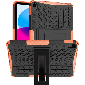 Pouzdro na tablet VSECHNONAMOBIL 55251 STAND Extra odolný obal Apple iPad (A16) 2025 / iPad 2022 oranžový