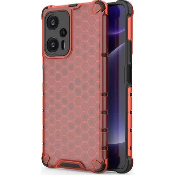 Pouzdro na mobilní telefon VSECHNONAMOBIL 59611 HONEYCOMB Ochranný kryt Xiaomi Redmi Note 12S červený