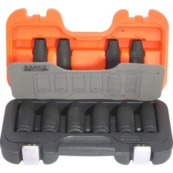 Gola hlavice Sada prodloužených nástrčných rázových hlavic Bahco 1/2", 10ks, 10-19mm