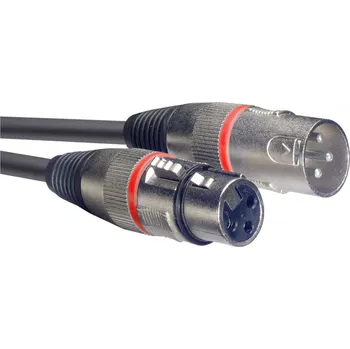 Audio kabel Stagg SMC6 RD, kabel mikrofonní XLR/XLR, 6m