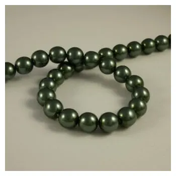 Materiál na výrobu šperku voskové perly 4 mm zelené