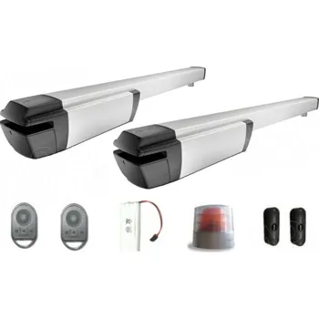 Pohon brány SOMFY Ixengo L 24V 3S io KS sada +TaHoma Switch ovládání telefonem sada pro ovládání telefonem pohon pro 2-křídlovou bránu Barva: šdo stříbrná