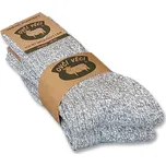 Ovčí věci Ponožky z ovčí vlny 425 g - šedé sada 2 ks Ponožky: 43 - 47