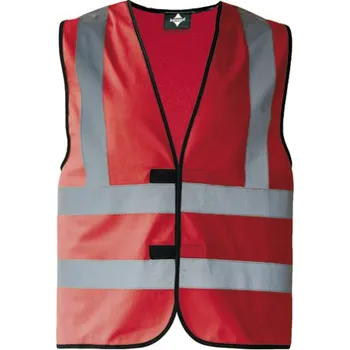 Korntex Hannover Unisex bezpečnostní vesta KX140 Red M