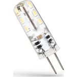LED žárovka G4 12V 1,5W teplá bílá silikon, SPECTRUM WOJ13117