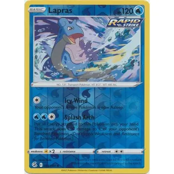 Sběratelská karetní hra Pokémon karta Lapras 054/264 Reverse Holo - Fusion Strike