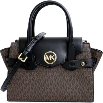 Kabelka Michael Kors Carmen medium logo brown hnědá