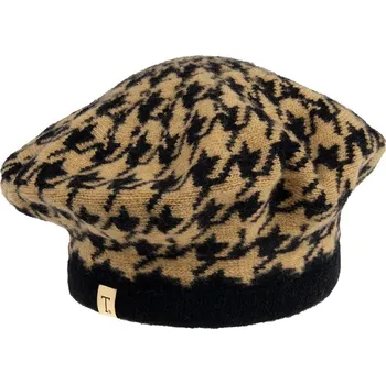 Klobouk Baret Fipa Tonak - ČERNO-BÉŽOVÝ