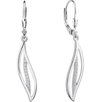 Náušnice NUBIS® Visací náušnice se zirkony - NB-3389