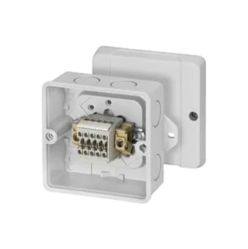 Elektroinstalační krabice Krabice Hensel RD 9125 IP65 88x88x53mm 5x řadová svorka 1,5-2,5mm2
