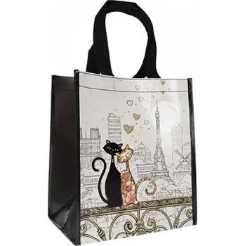 Taška BUG ART Kočky u Eifelovky, 27 x 30 cm (Taška s kočkou, kočky)