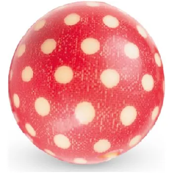 Čokoláda Hospodyňkám.cz Čokoládová koule Červená s puntíky 7ks