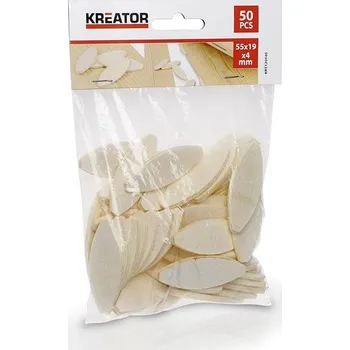 Šroub KREATOR Spojovací lamela 55 x 19 x 4 mm (50 ks) KRT120105