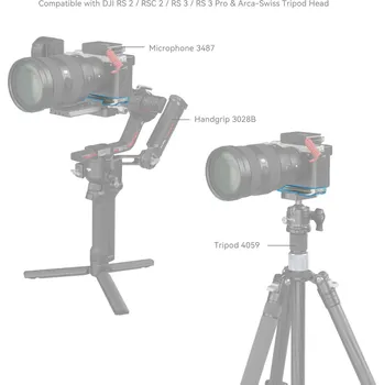 SmallRig Bottom Mount Plate for Sony Alpha 7C II / Alpha 7CR (Silver) 4439