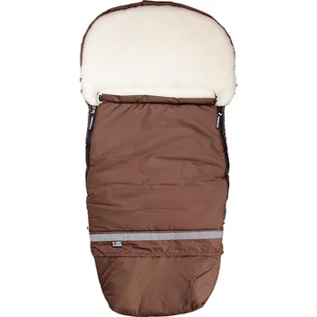 Fusak Kaarsgaren Hnědý merino fusak do kočárku